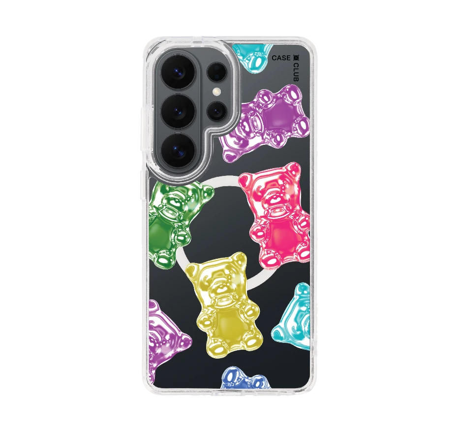 เยลลีหมีหลากสีเมทัลลิก