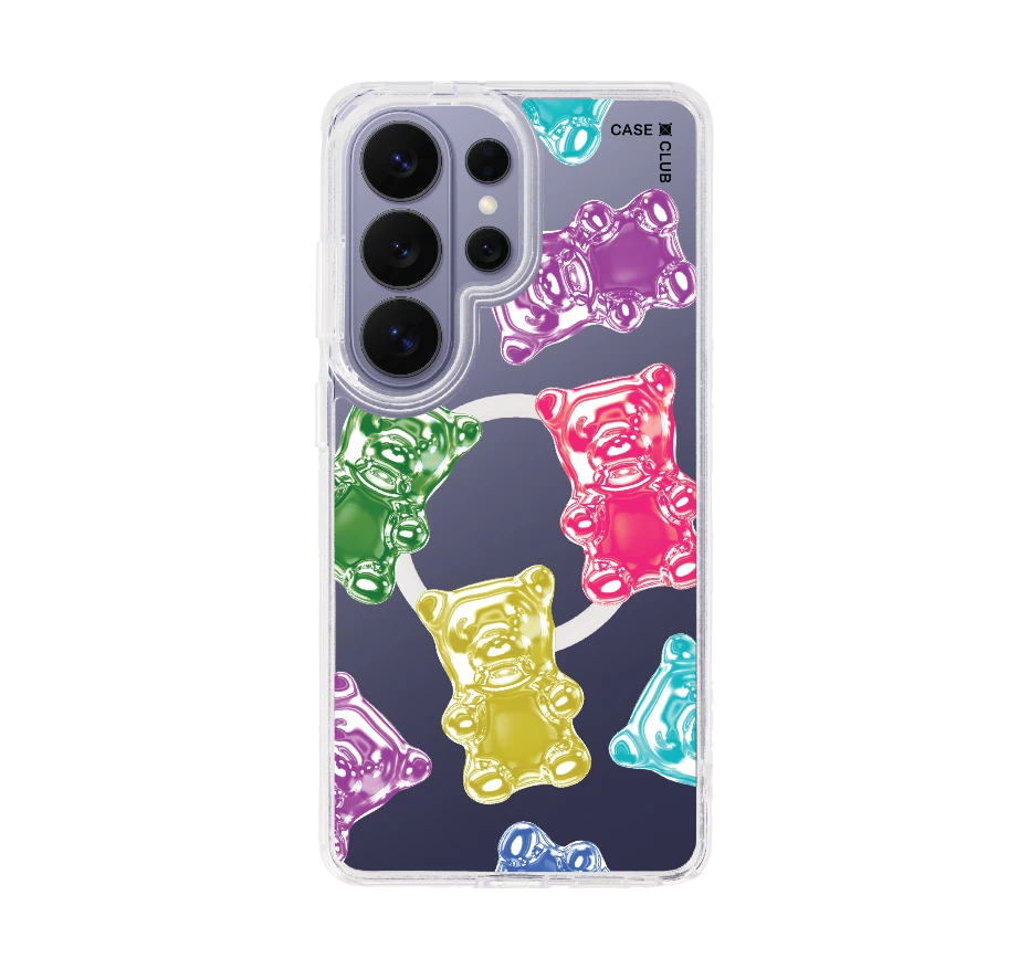 เยลลีหมีหลากสีเมทัลลิก