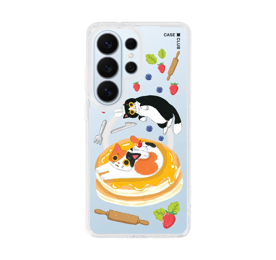 มันช์กิ้นกับแพนเค้กของเขา