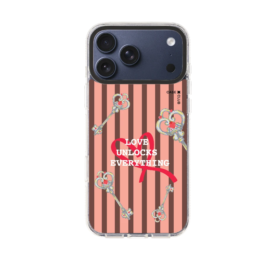 กุญแจหัวใจลายชมพู