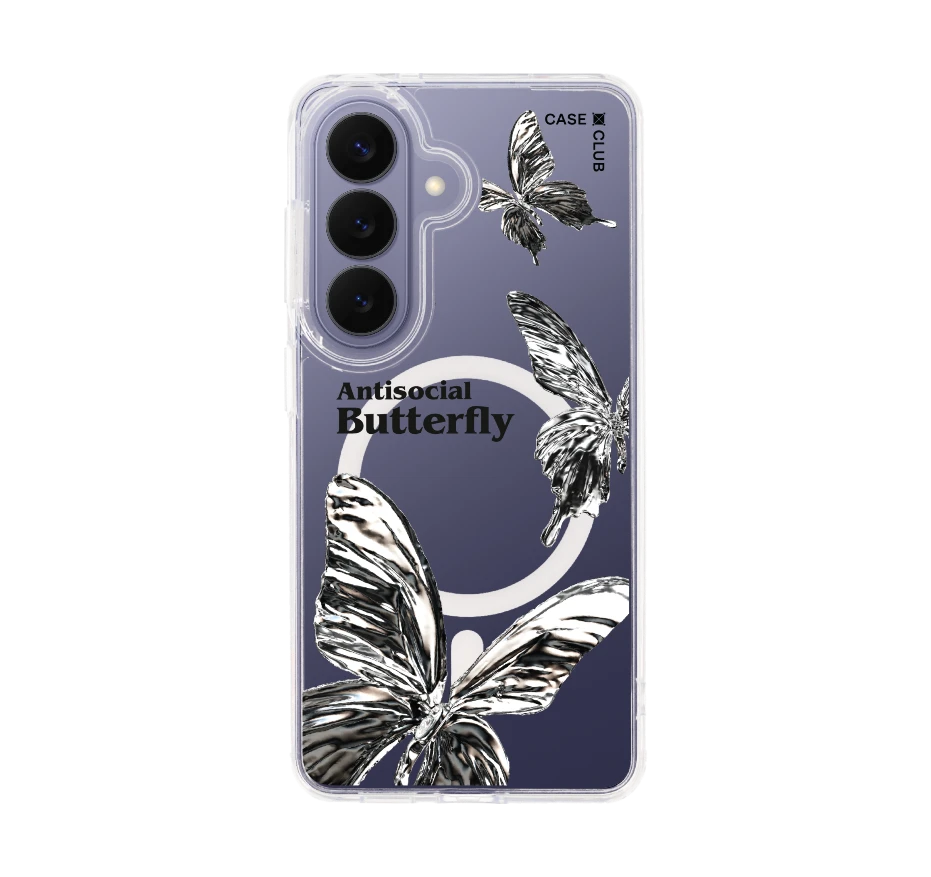 metallic butterfly