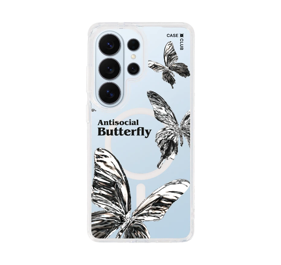 metallic butterfly