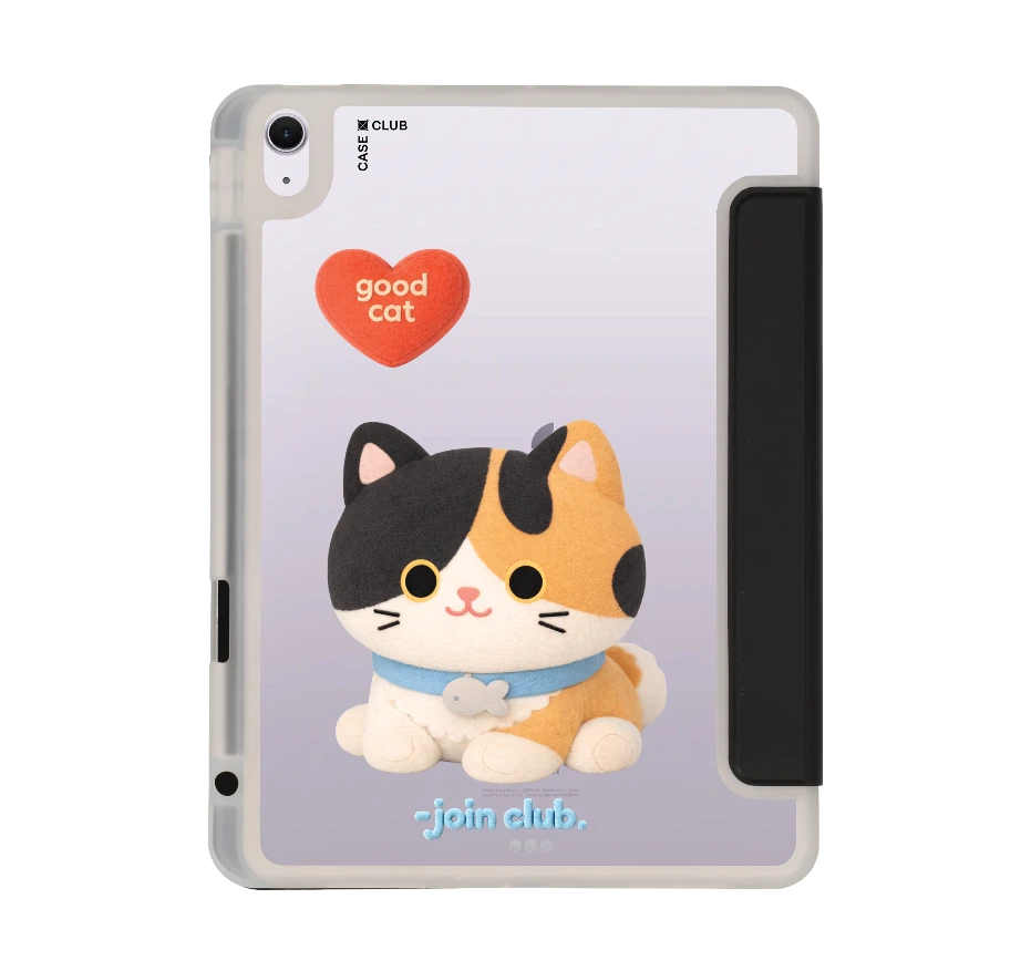 join the club heartful calico cat