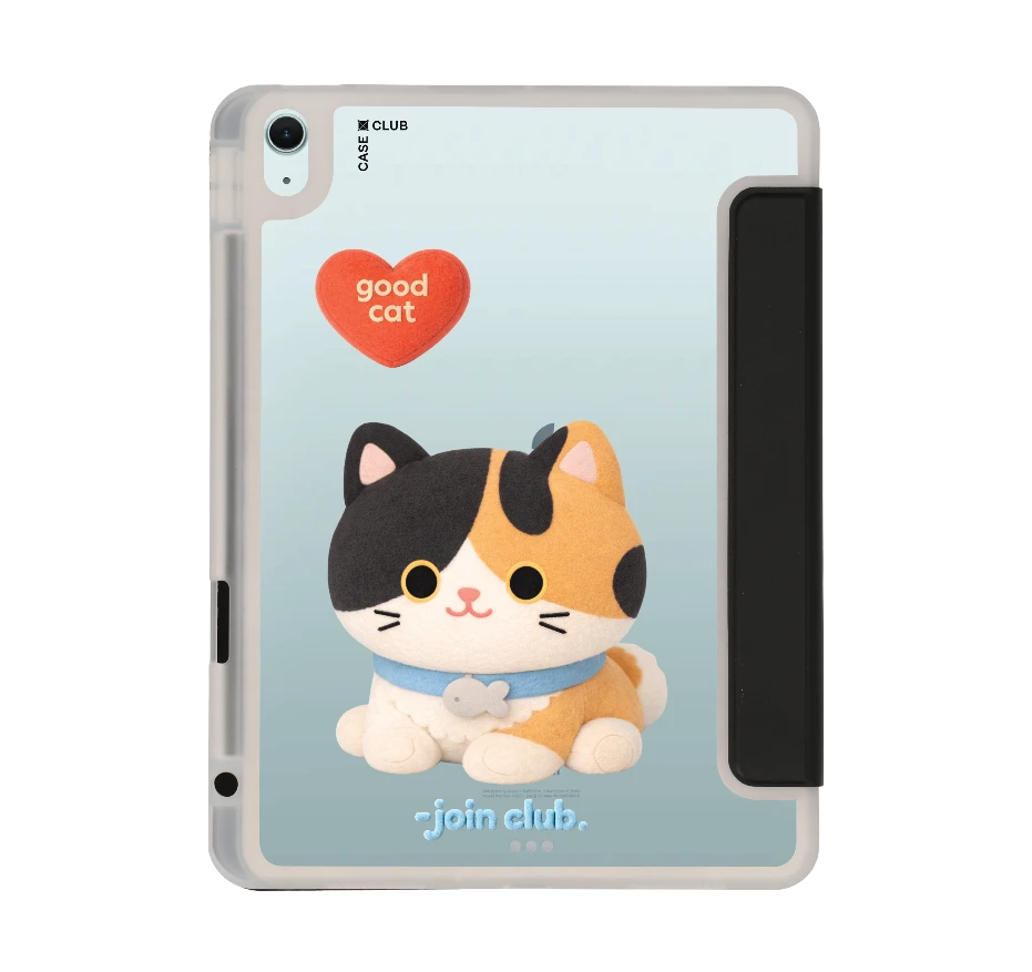 join the club heartful calico cat