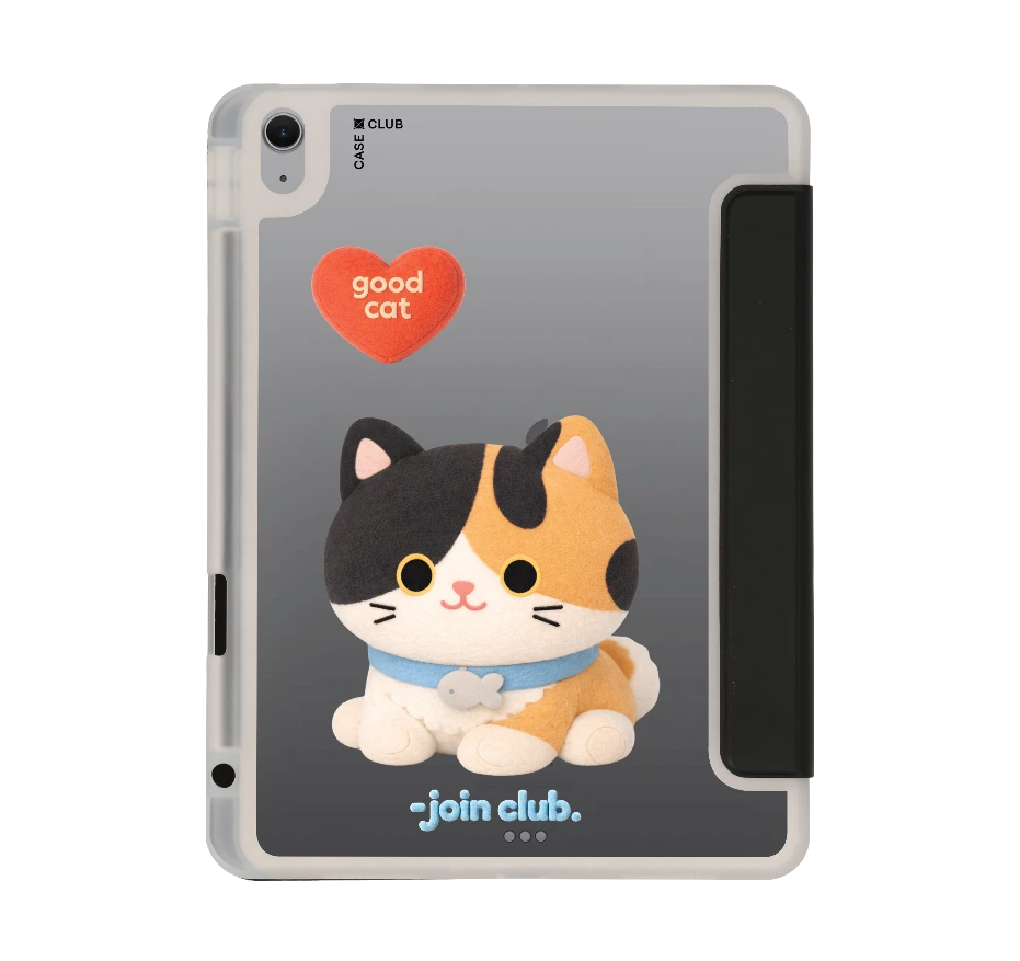 join the club heartful calico cat