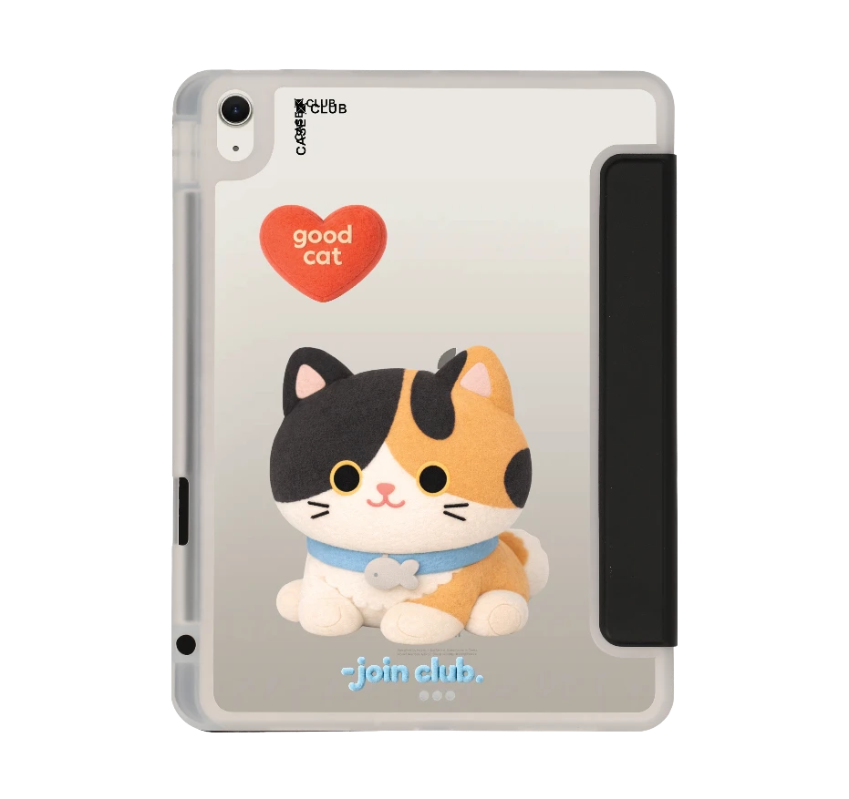 join the club heartful calico cat