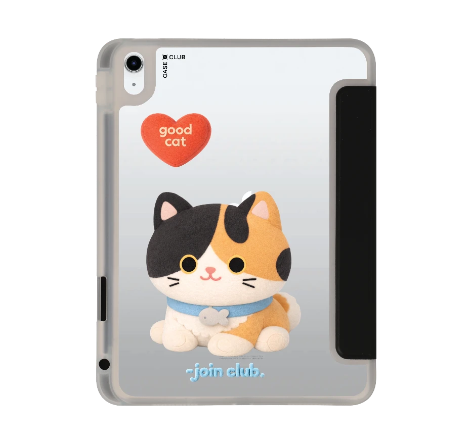 join the club heartful calico cat