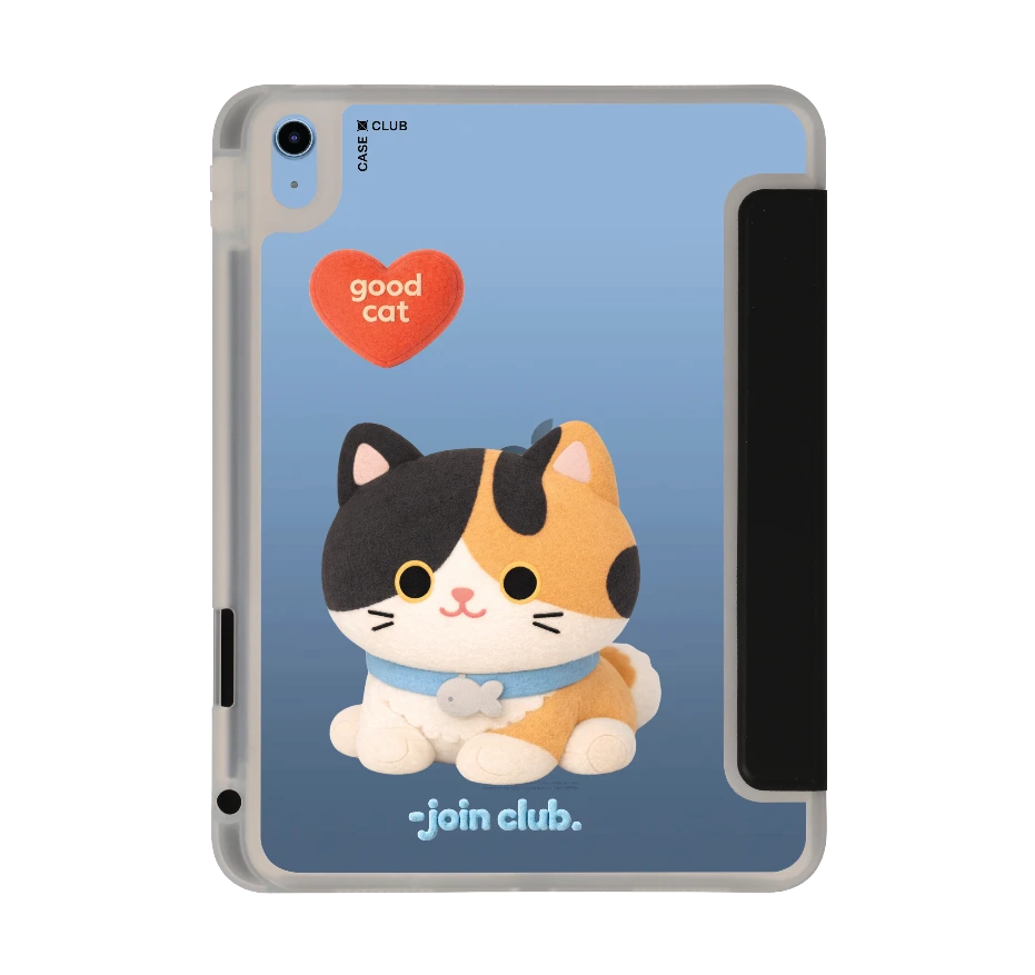 join the club heartful calico cat
