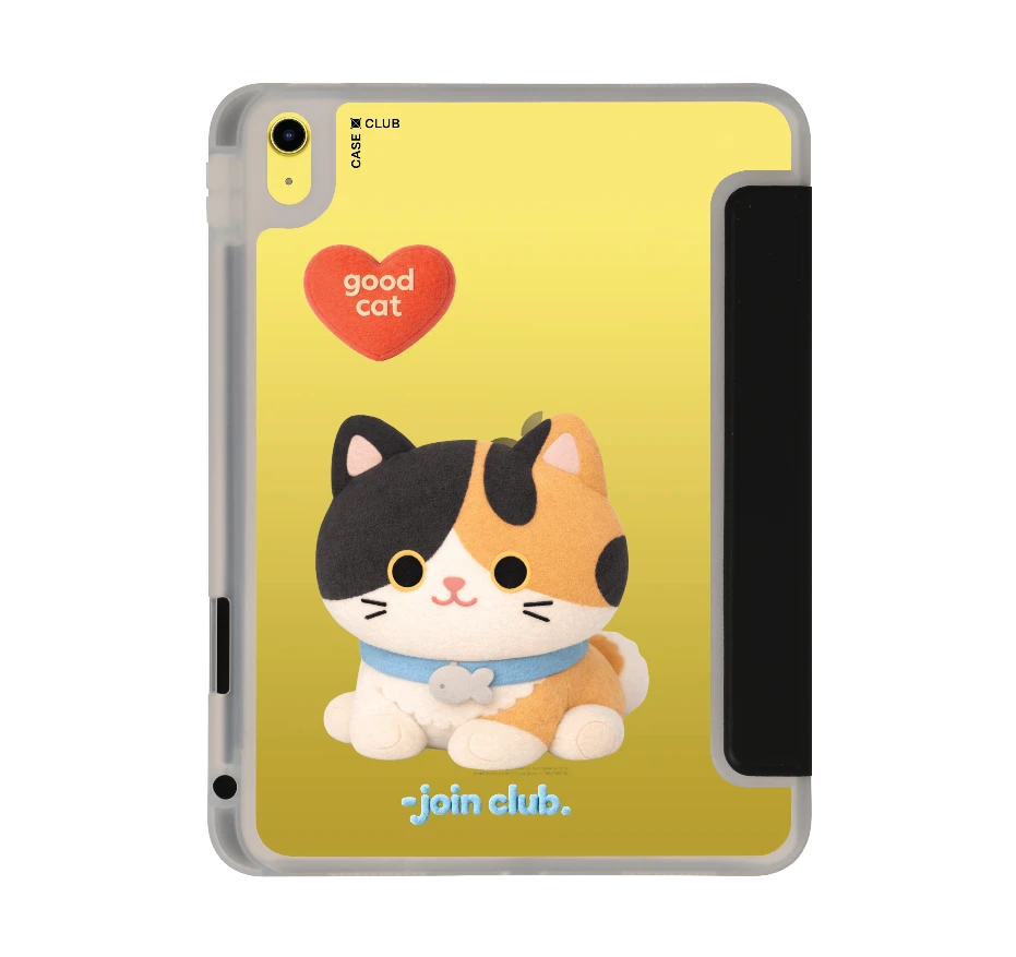 join the club heartful calico cat