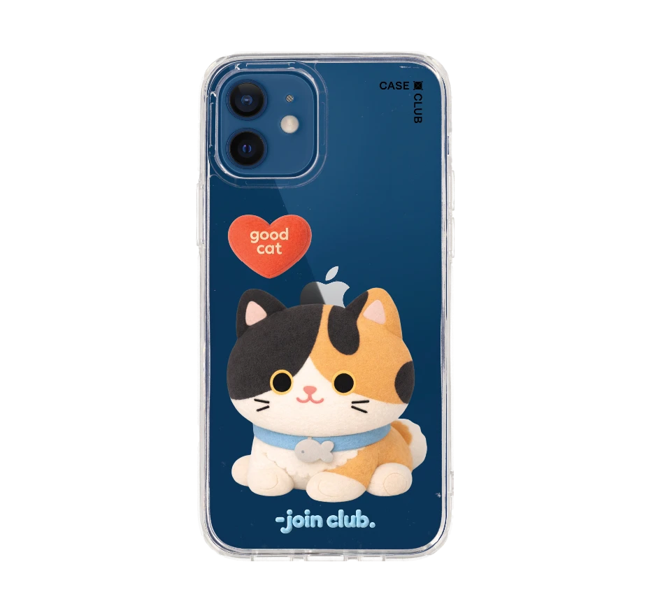 join the club heartful calico cat