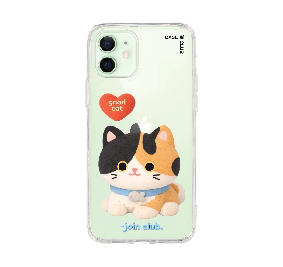 join the club heartful calico cat