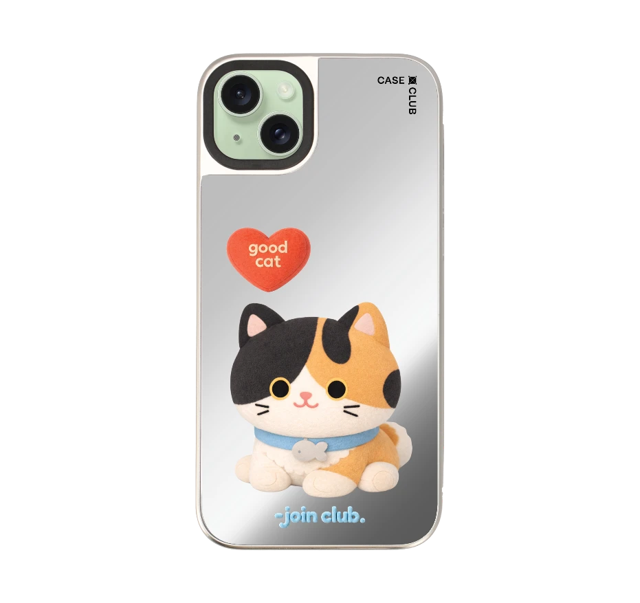 join the club heartful calico cat