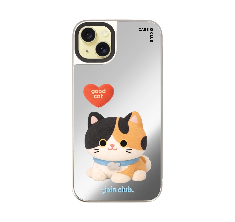 join the club heartful calico cat