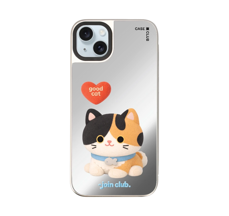 join the club heartful calico cat