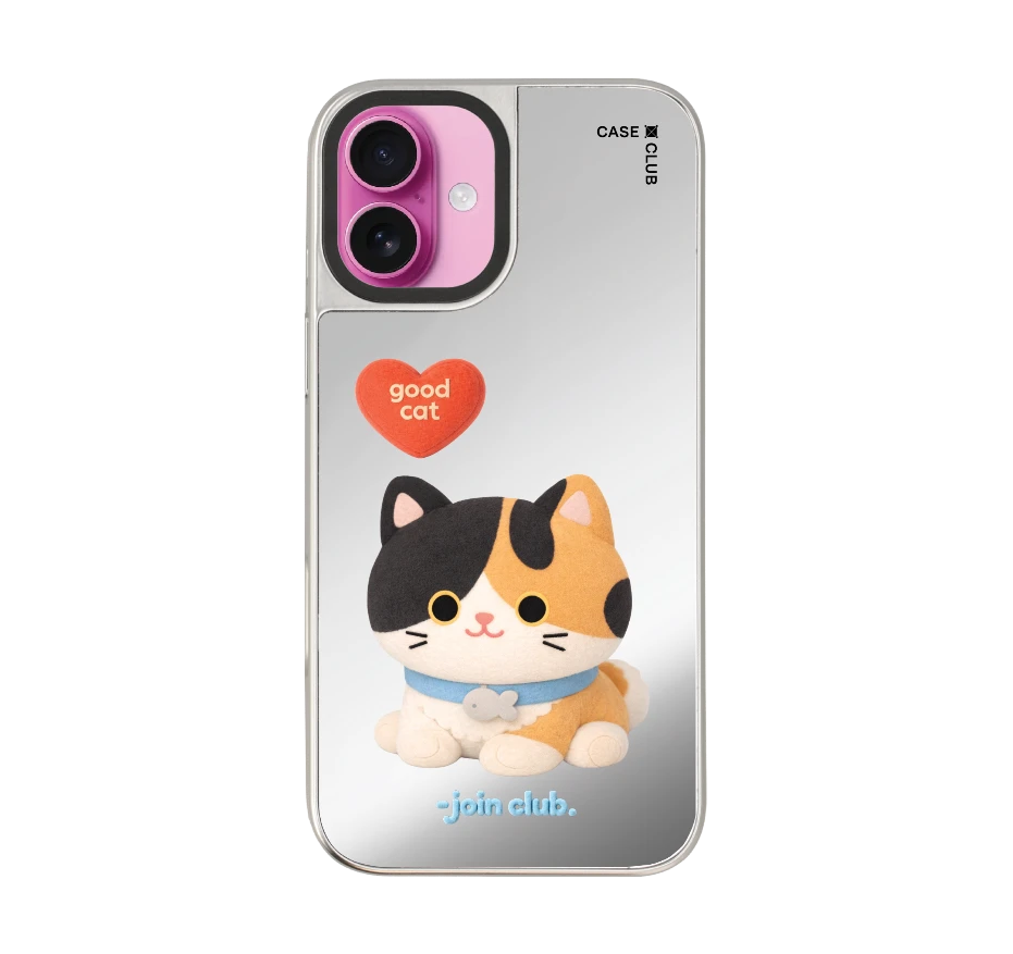 join the club heartful calico cat