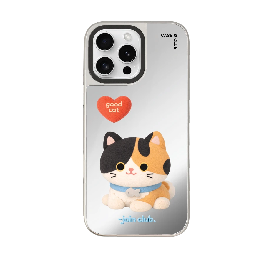 join the club heartful calico cat