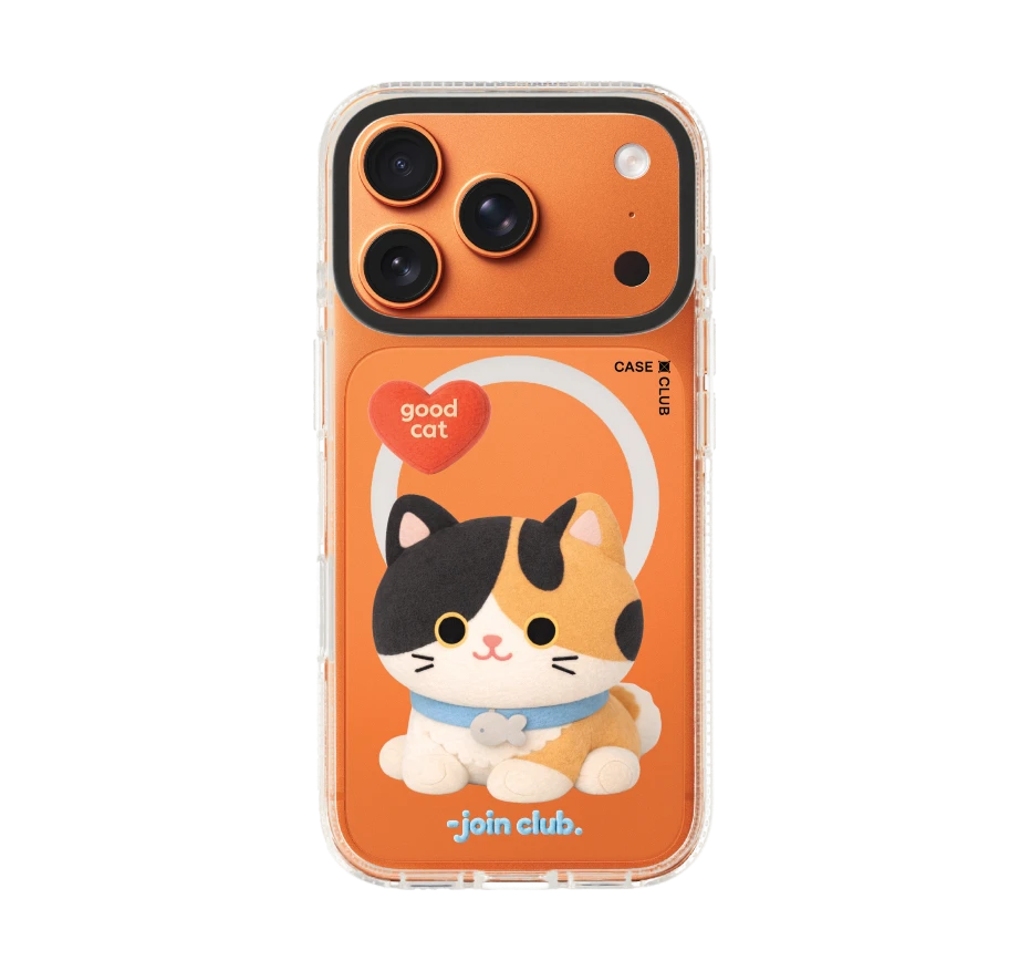 join the club heartful calico cat