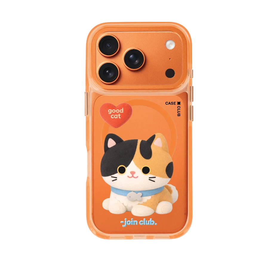 join the club heartful calico cat
