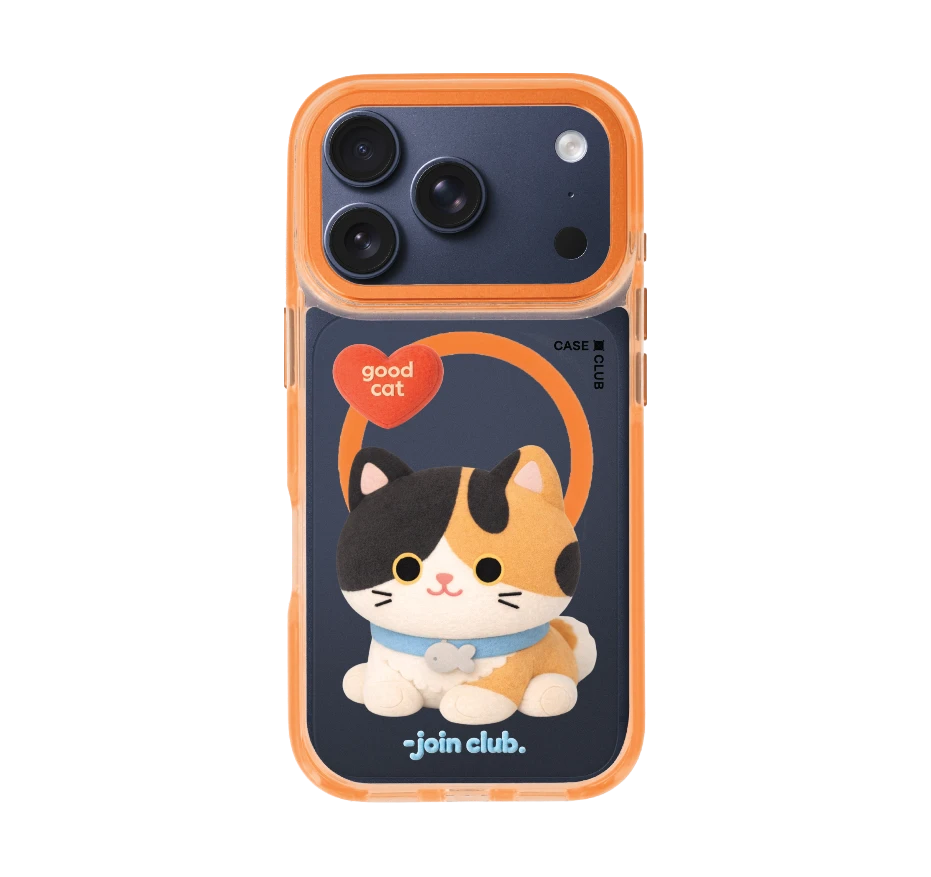 join the club heartful calico cat