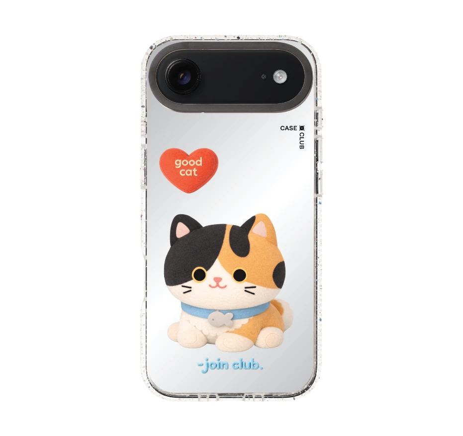 join the club heartful calico cat