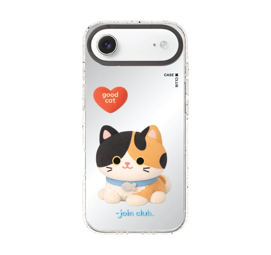 join the club heartful calico cat