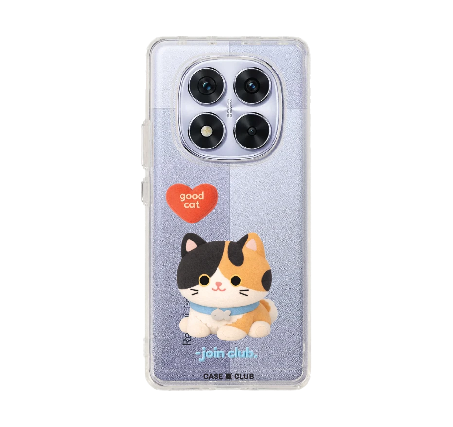 join the club heartful calico cat