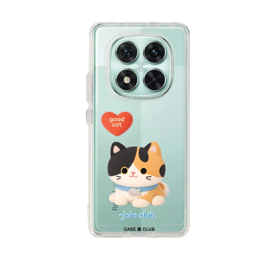 join the club heartful calico cat
