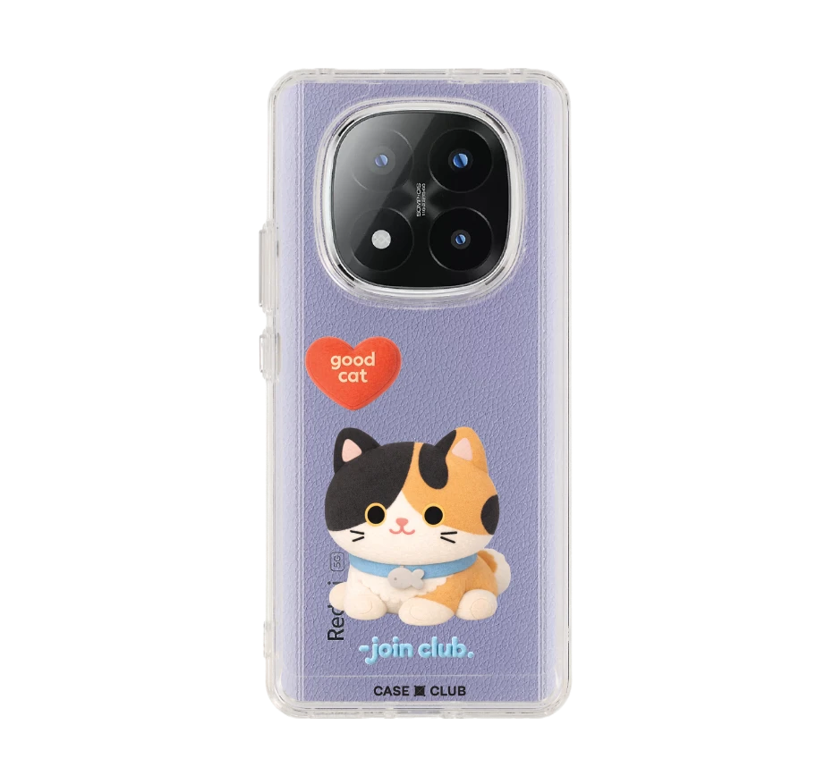 join the club heartful calico cat