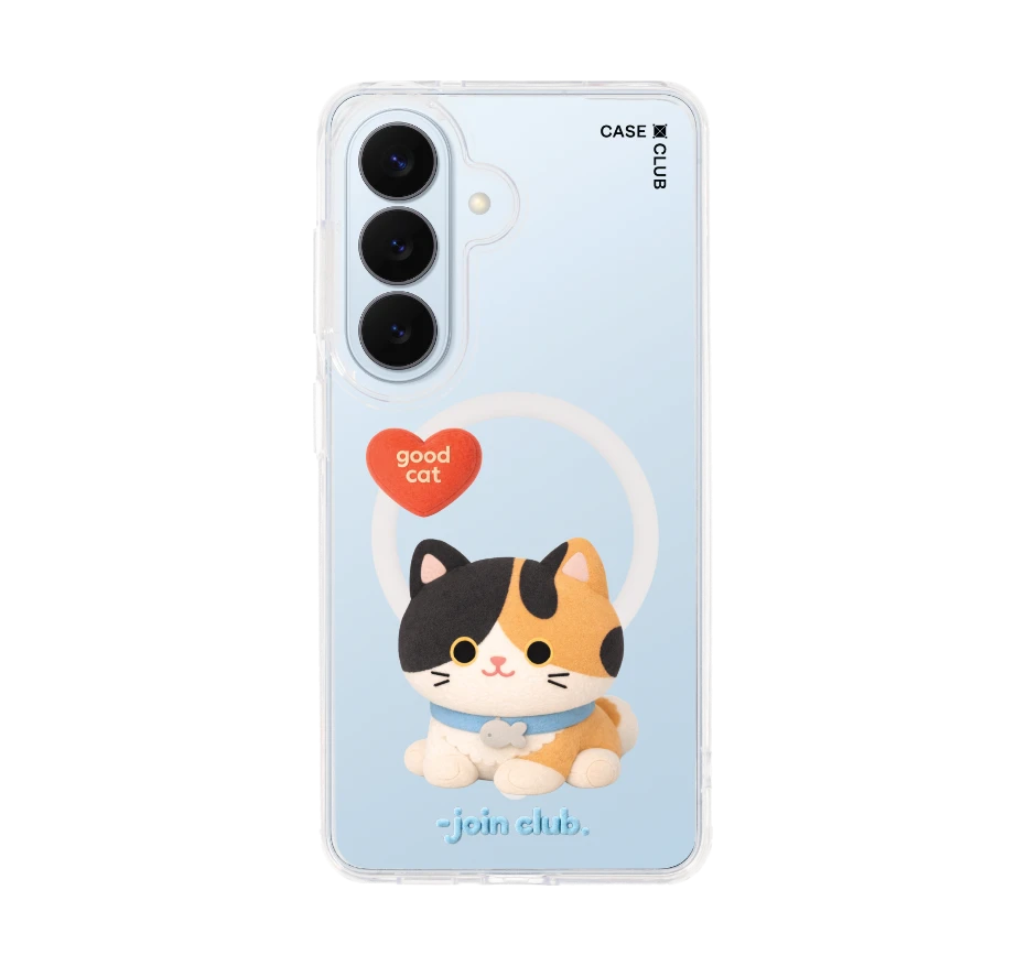 join the club heartful calico cat