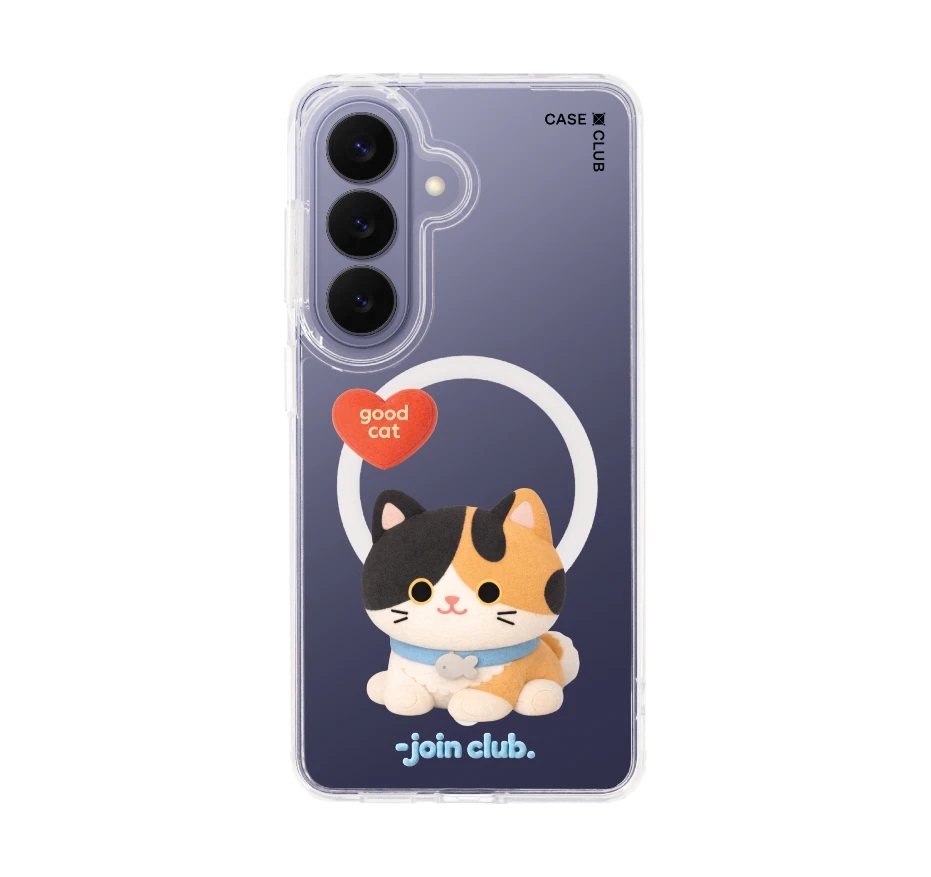 join the club heartful calico cat