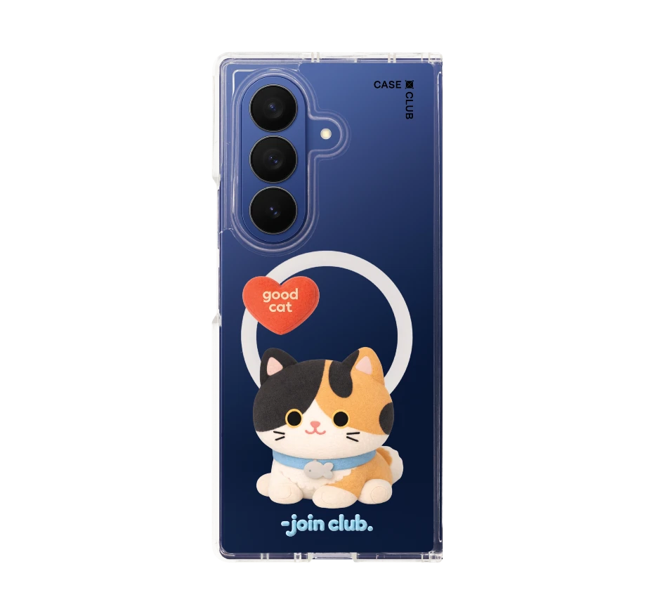 join the club heartful calico cat