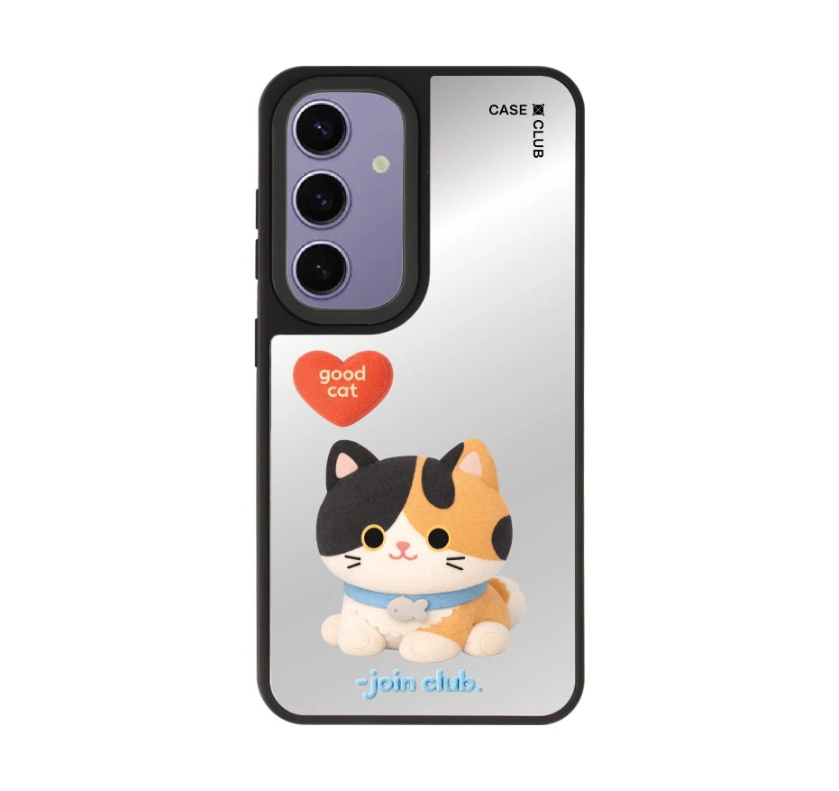 join the club heartful calico cat