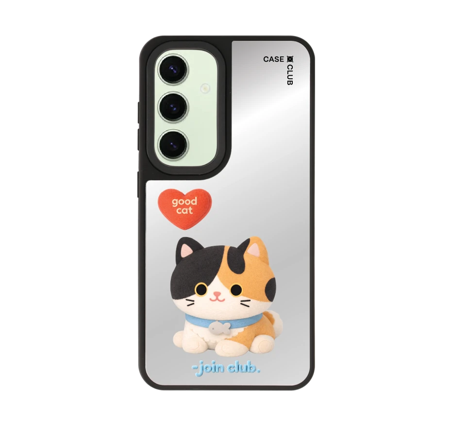 join the club heartful calico cat