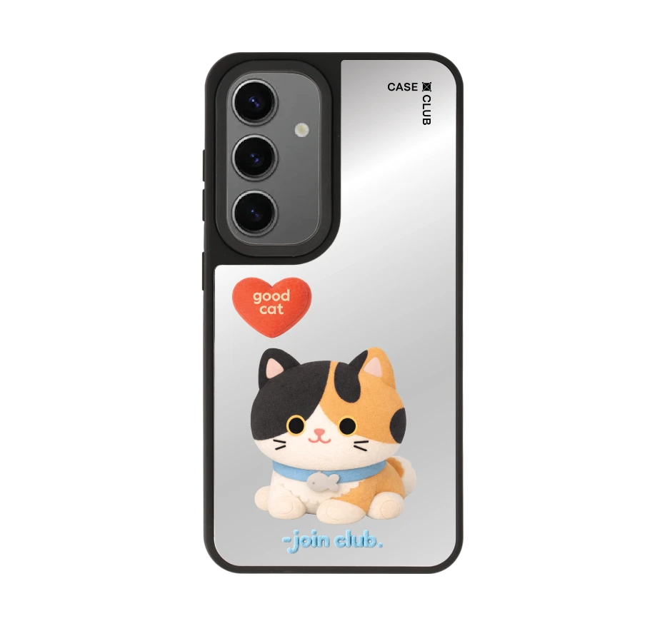 join the club heartful calico cat