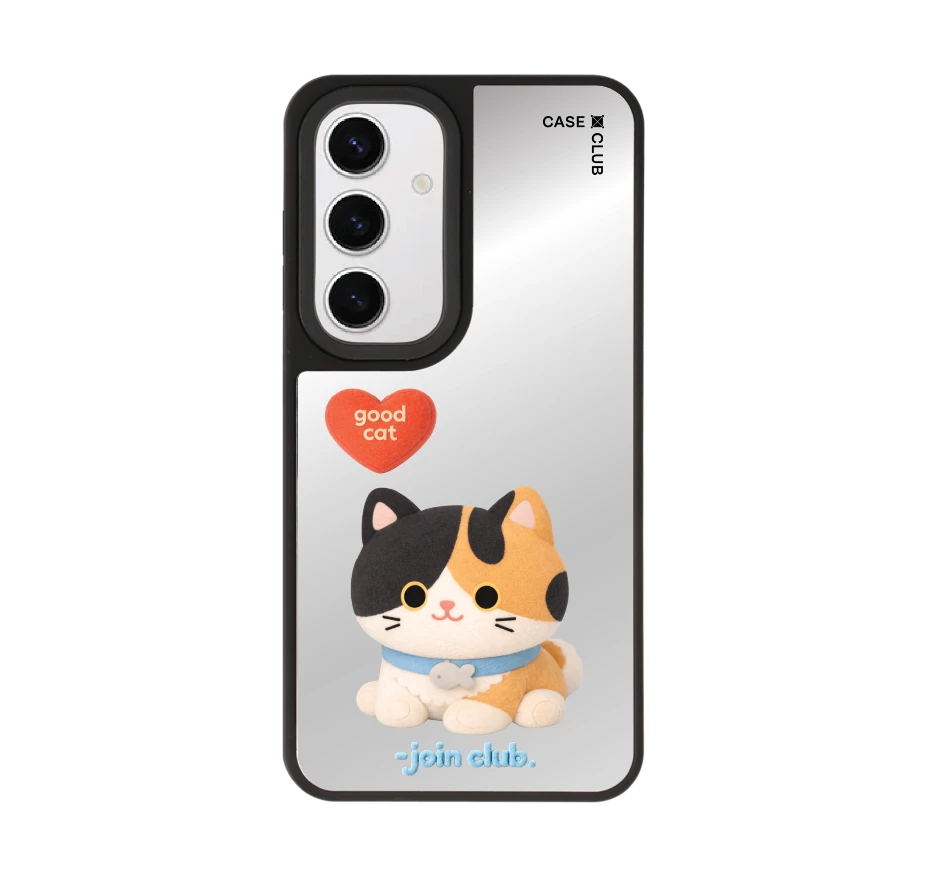 join the club heartful calico cat