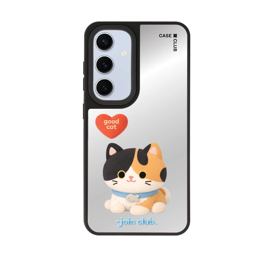 join the club heartful calico cat