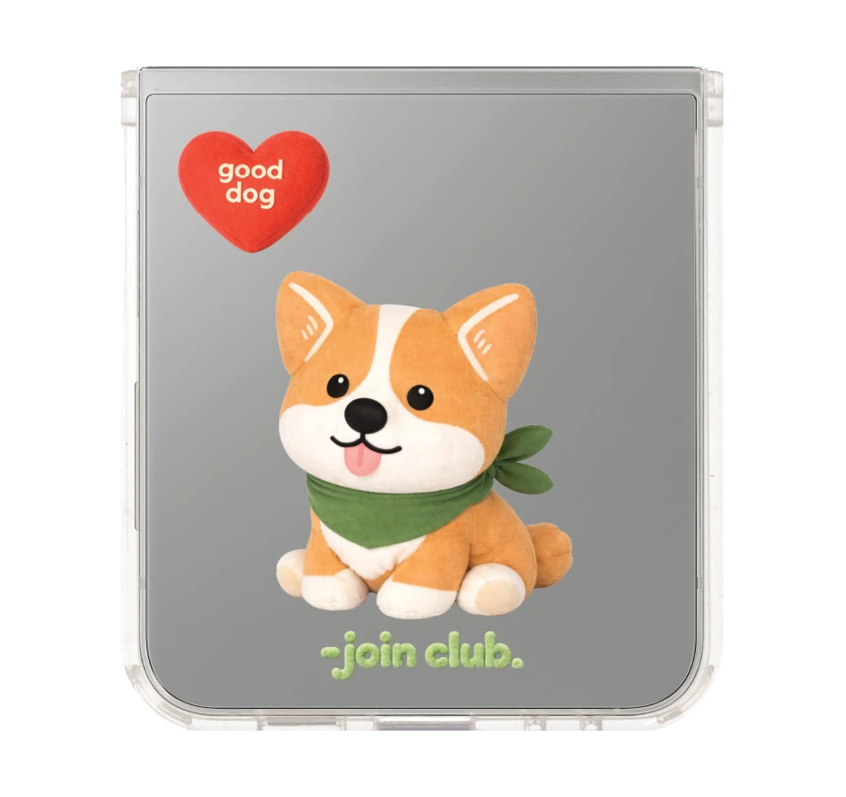 join the club heartful corgi