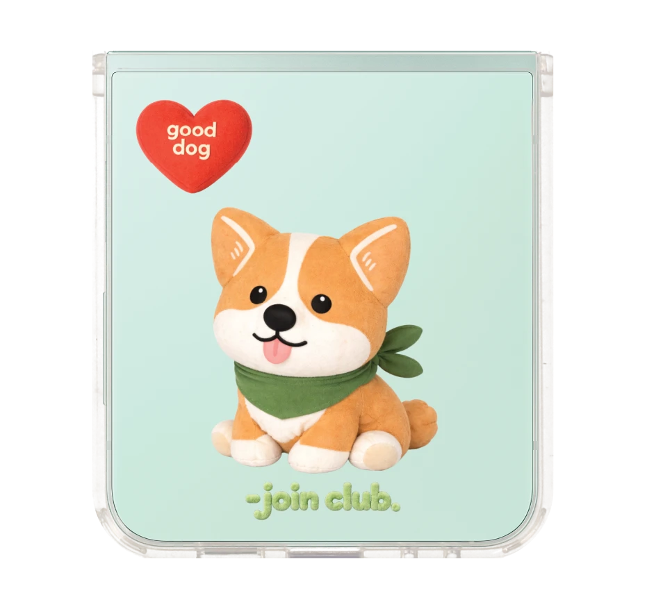 join the club heartful corgi
