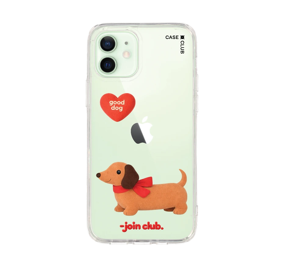 join the club heartful dachshund