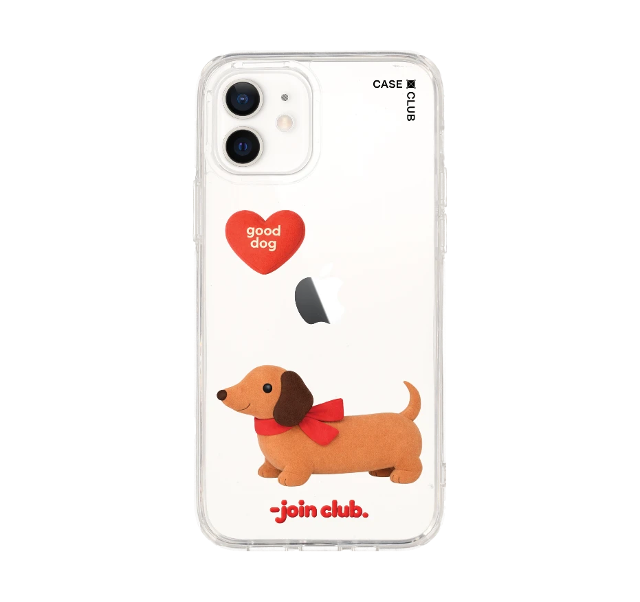 join the club heartful dachshund