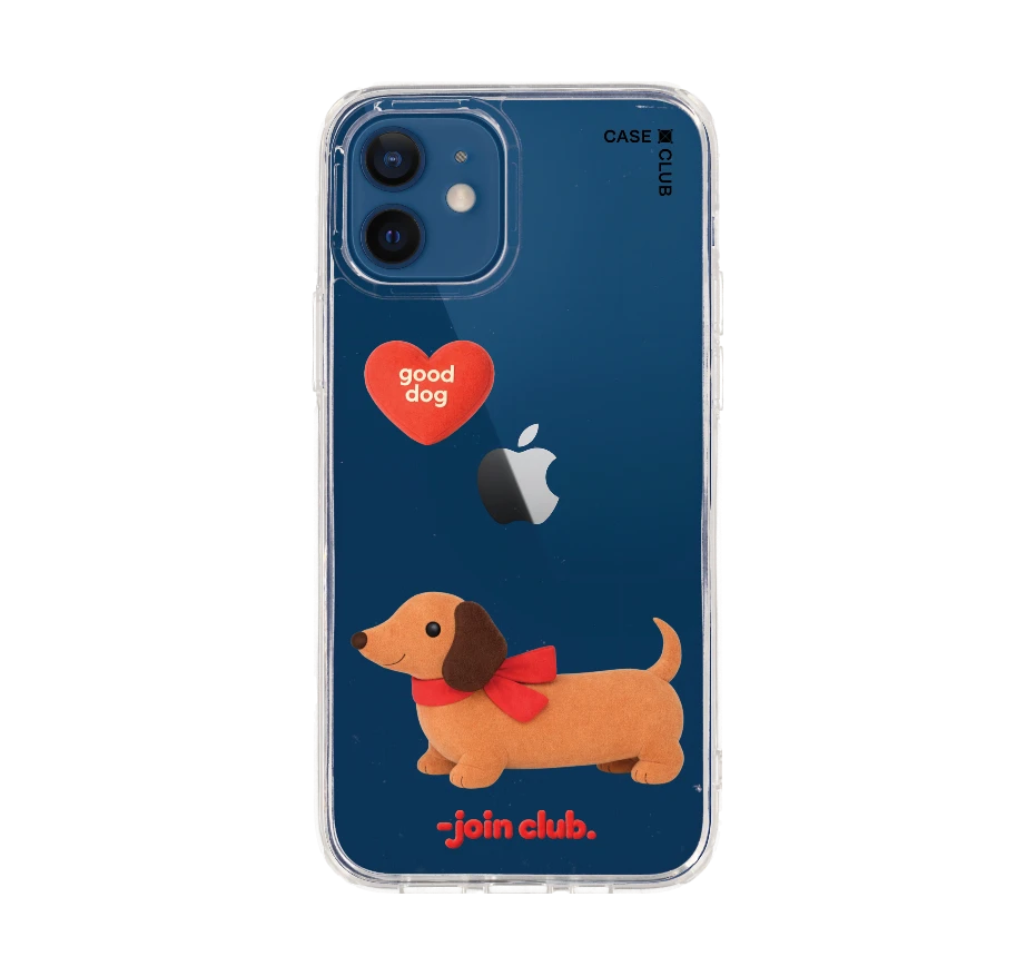join the club heartful dachshund