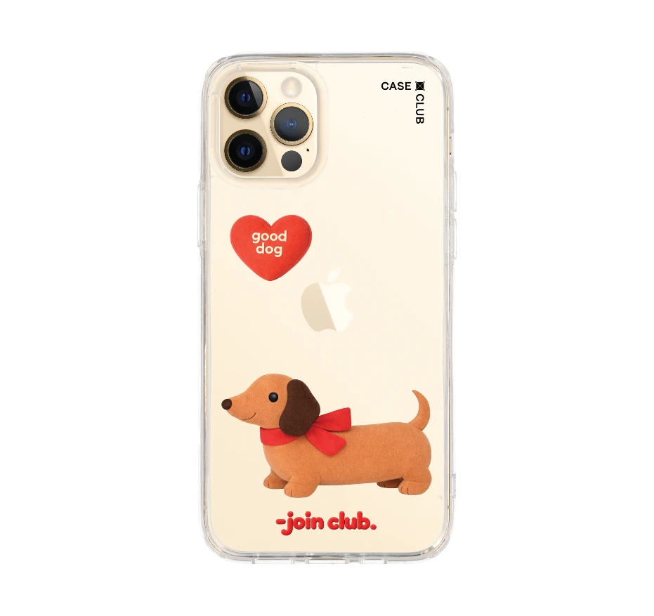 join the club heartful dachshund