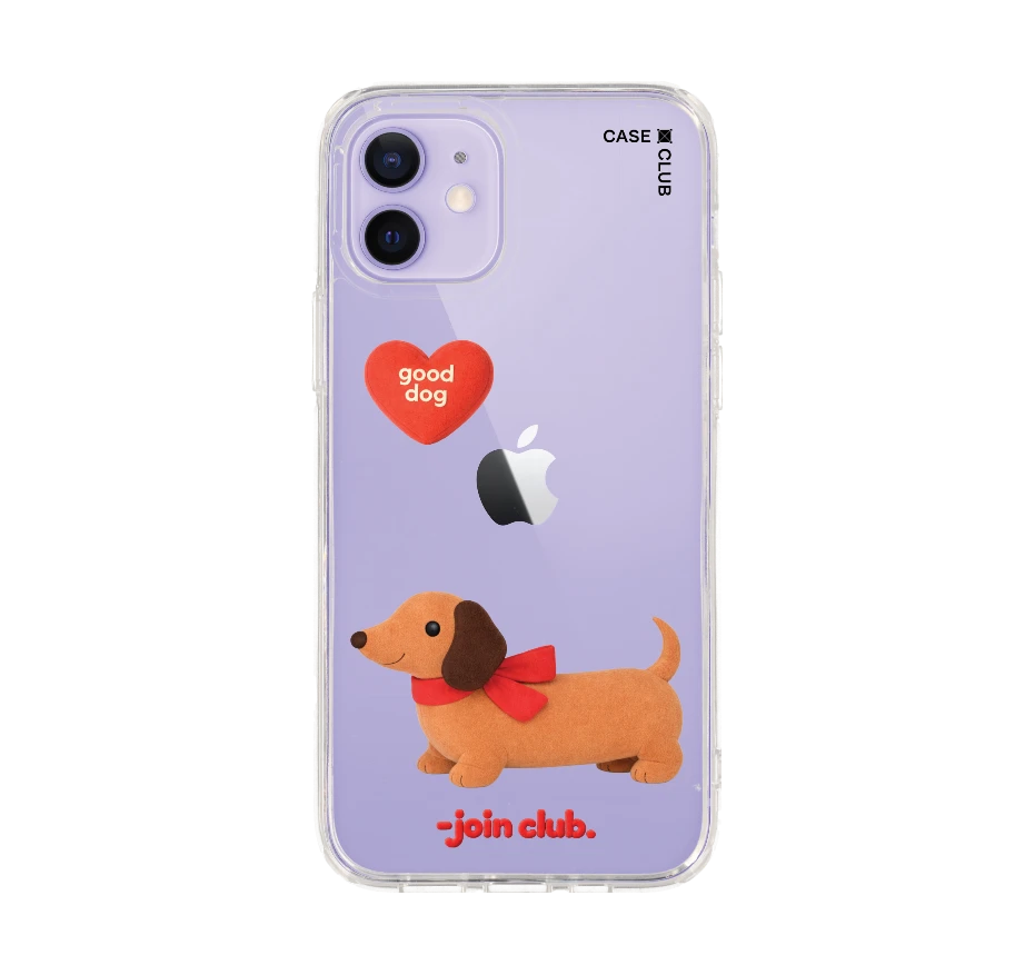 join the club heartful dachshund
