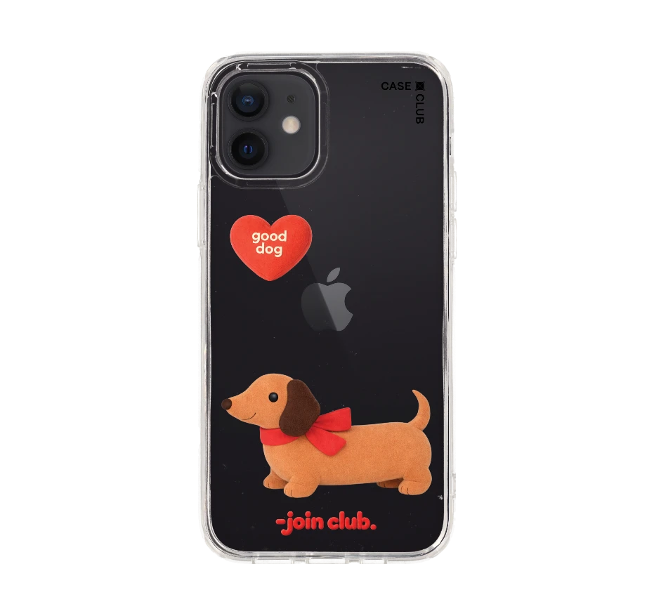 join the club heartful dachshund