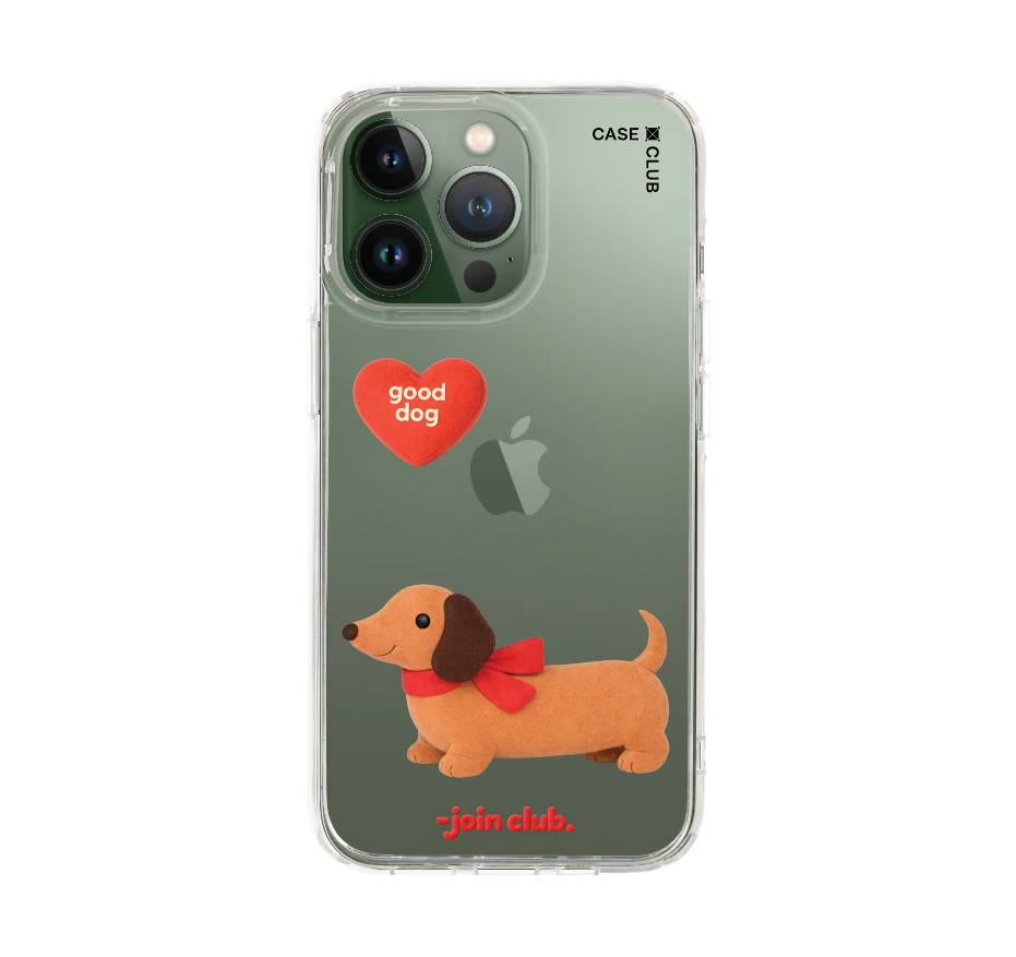 join the club heartful dachshund