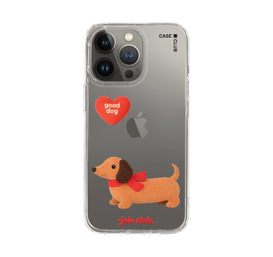 join the club heartful dachshund