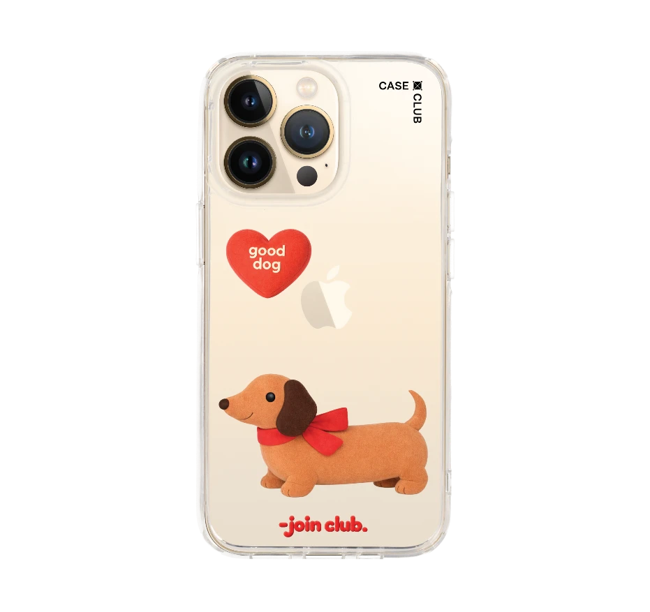 join the club heartful dachshund