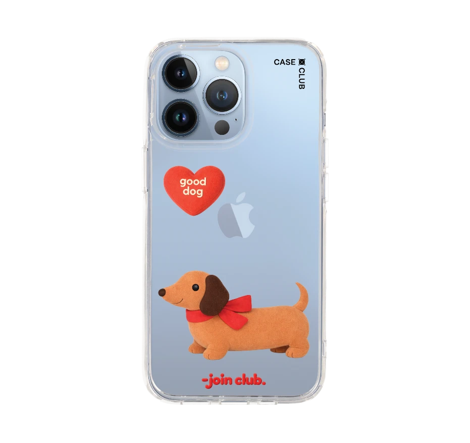 join the club heartful dachshund
