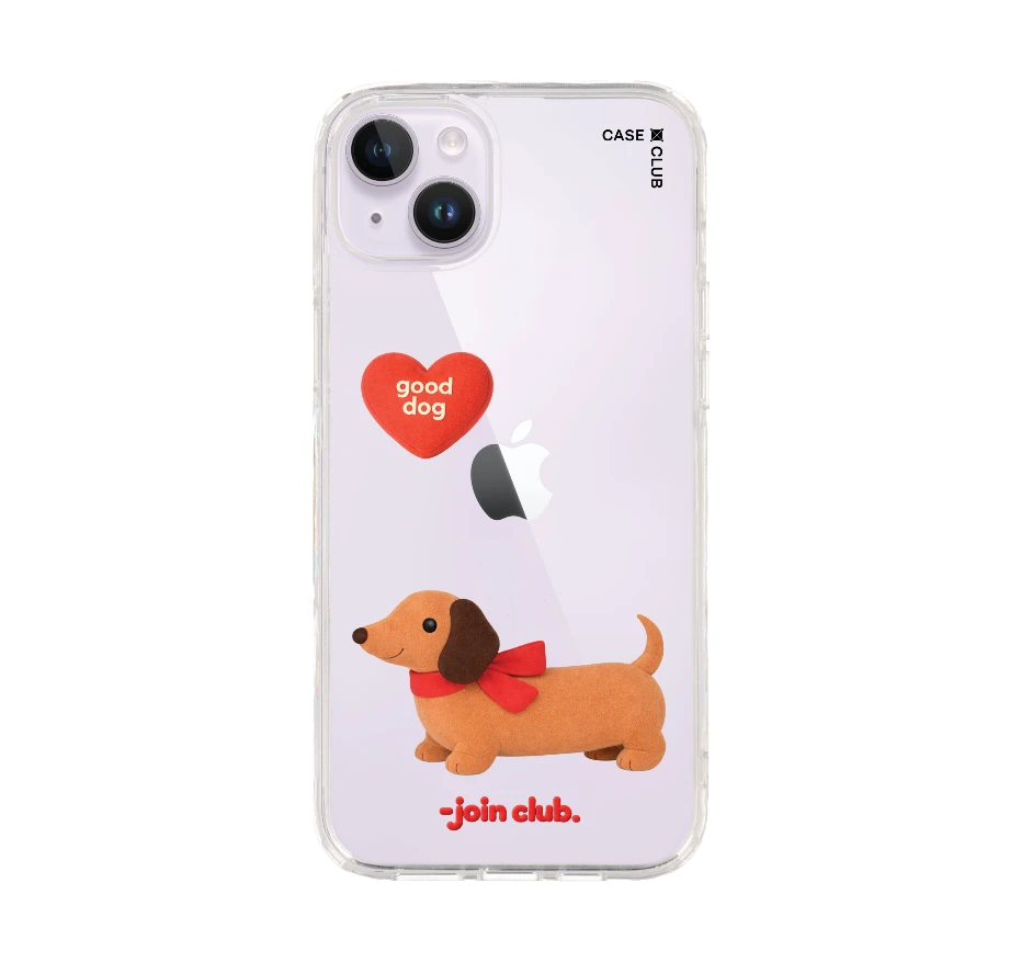 join the club heartful dachshund