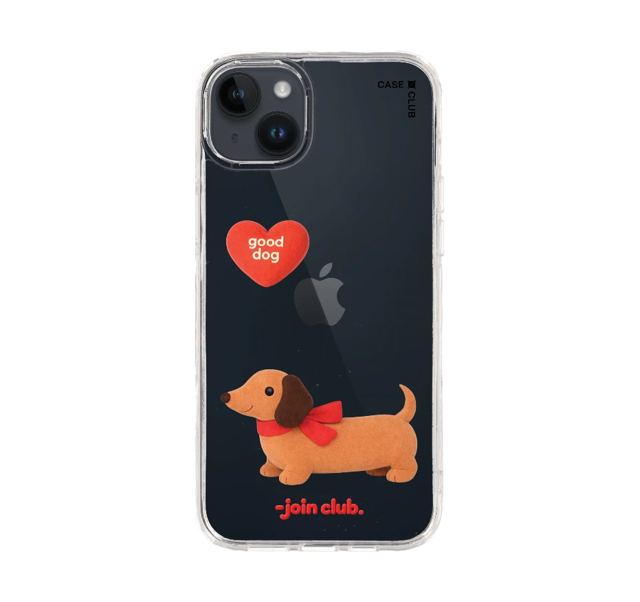 join the club heartful dachshund